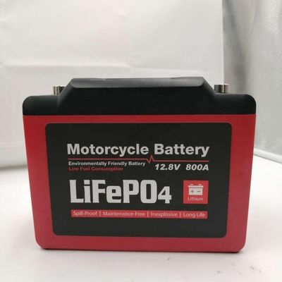 Λίθιο 800 CCA 8Ah 12V Lifepo4 μπαταρία για τον εκκινητή μοτοσικλετών