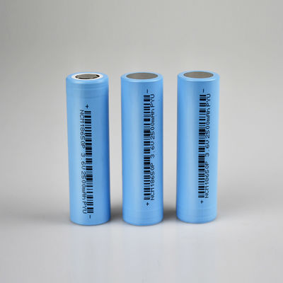 3.6V 2500mAh 18650 λίθιου ιονική ιονική μπαταρία λι μπαταριών 8C κυλινδρική
