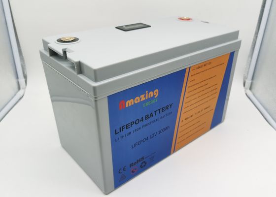 Μπαταρία ενεργειακής αποθήκευσης Lifepo4 μπαταριών MSDS σιδήρου λίθιου 4S2P 100Ah 12V