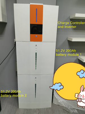 μπαταρία αποθήκευσης 20KWh 200Ah Lifepo4 από το σύστημα ηλιακής ενέργειας πλέγματος