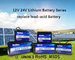 Έξυπνη BMS Bluetooth App θαλάσσια μπαταρία 24v 100Ah κύκλων Lifepo4 ενεργειακής δύναμης βαθιά για τη βάρκα