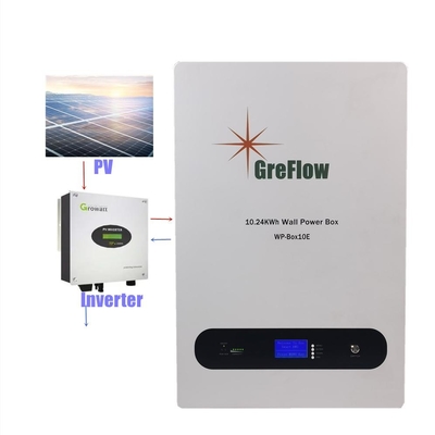 Ο τοίχος Akku τοποθετεί το κύτταρο μπαταριών 10kwh LiFePO4 3.2V 200Ah τοίχων δύναμης